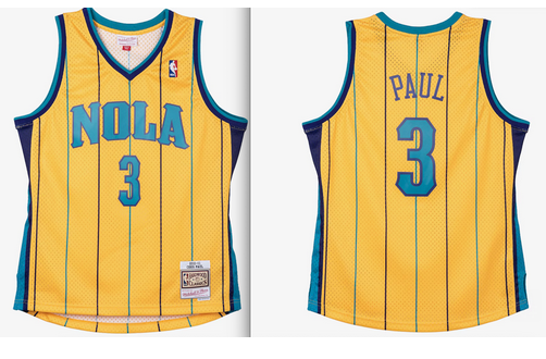 Men NBA #3 Paul yellow 2025 jersey